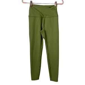 Beyond Yoga Leggings‎ Womens Small Green At Your Leisure Crossover Gym Workout